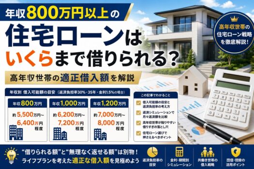 年収800万円以上の住宅ローンはいくらまで