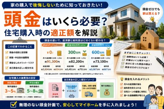 頭金はいくら必要