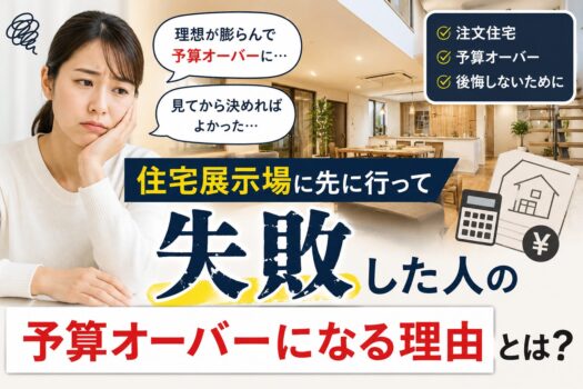 住宅展示場に先に行って失敗