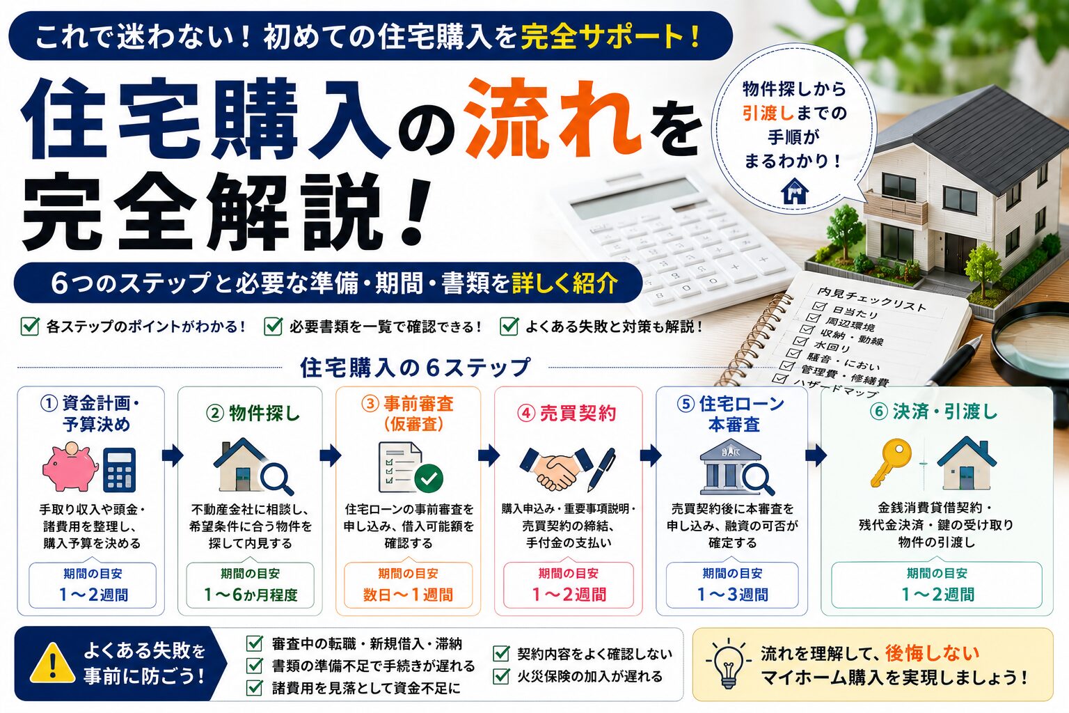 住宅購入の流れを完全解説