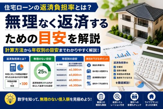 住宅ローンの返済負担率とは？