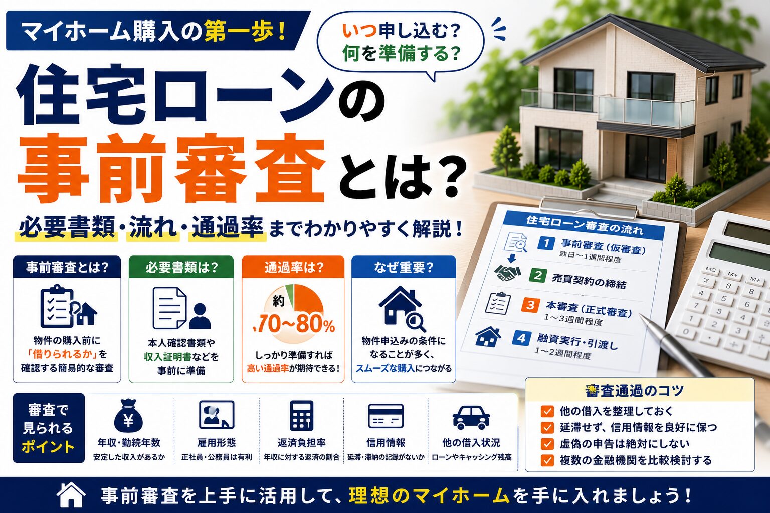 住宅ローン事前審査とは
