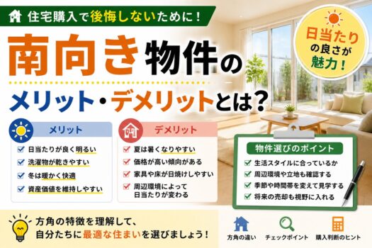 南向き物件のメリット・デメリットとは？