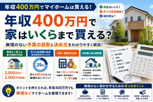 年収500万円で家はいくらまで買える