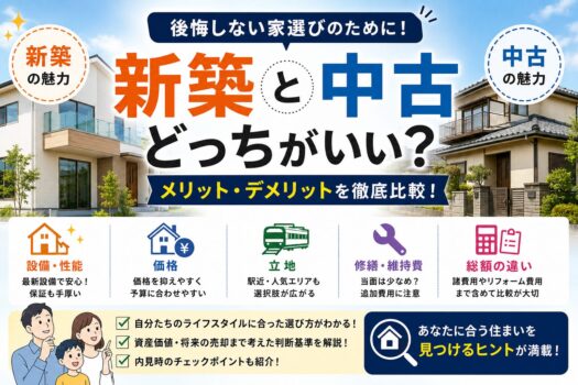 新築と中古どっちがいい
