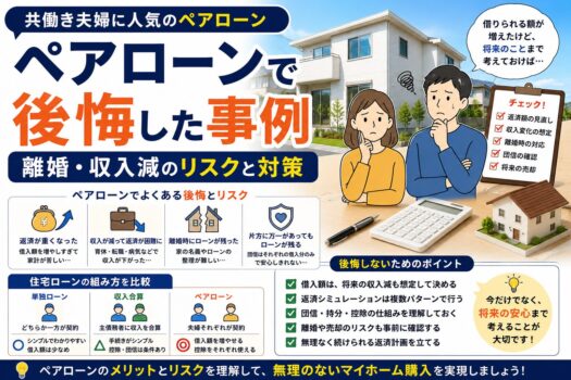 ペアローンで後悔した事例