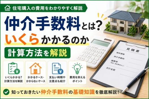 仲介手数料とは？いくらかかるのか計算方法を解説