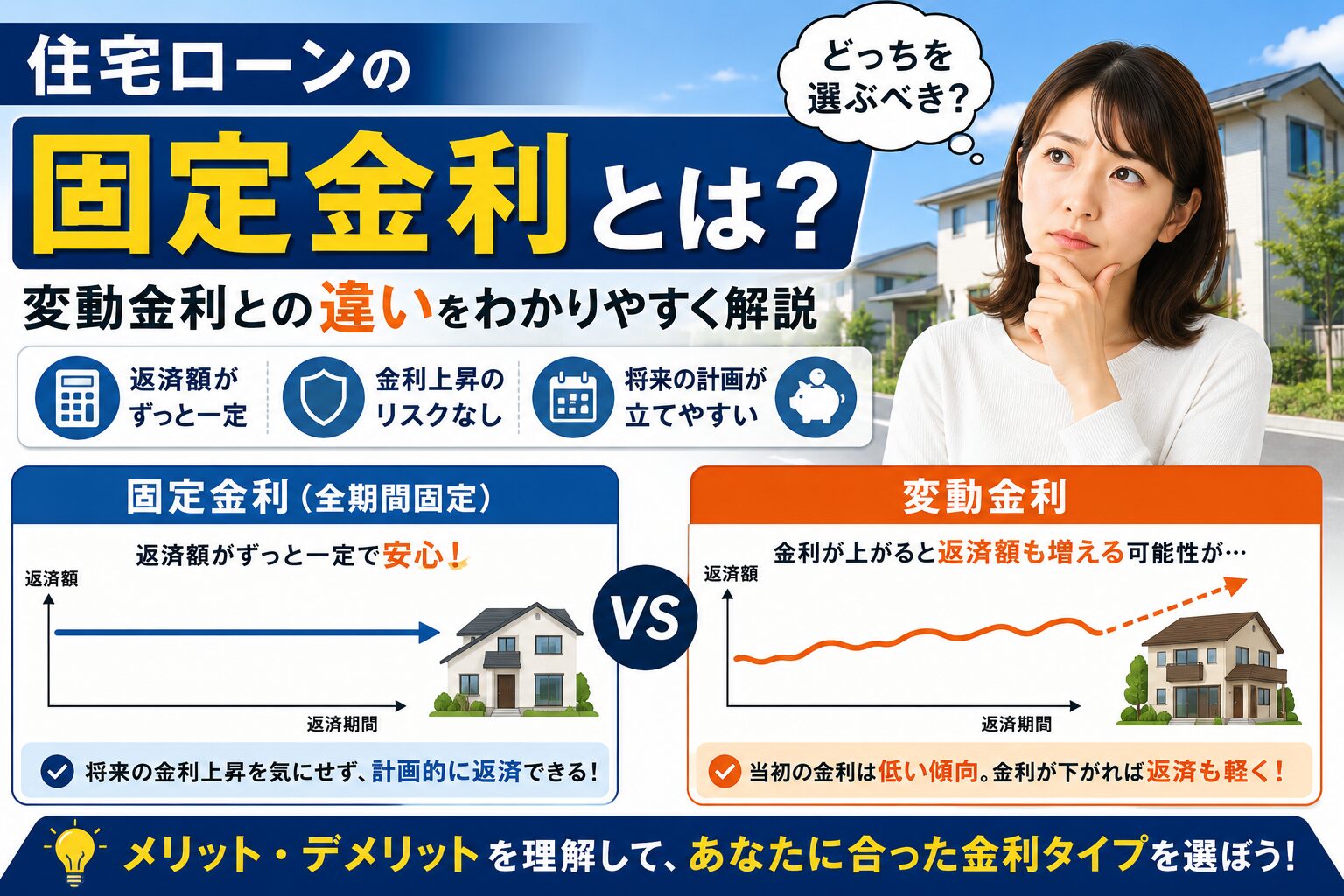 住宅ローンの固定金利とは