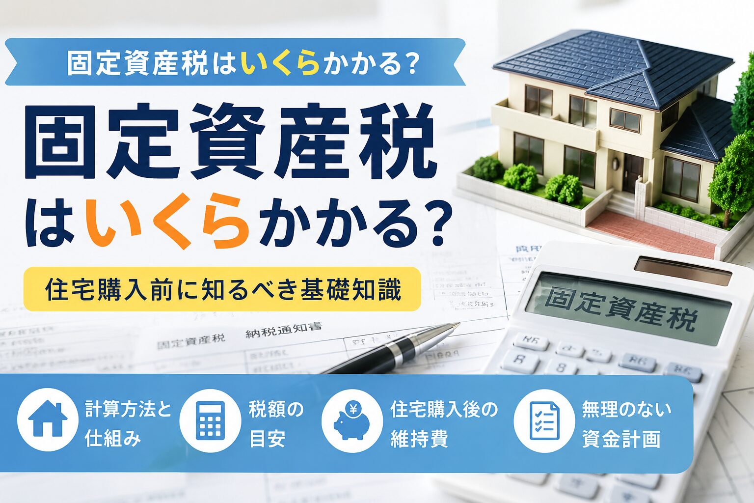 固定資産税はいくらかかる？住宅購入前に知るべき基礎知識