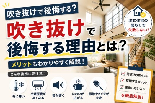 吹き抜けで後悔する理由とは